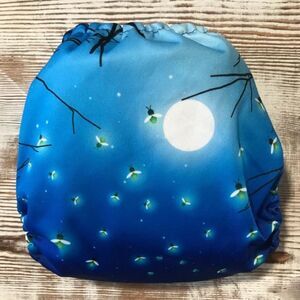 Fireflies OS Pocket Cloth Diaper with Suede Inner by Mama Koala Cloth Diapers